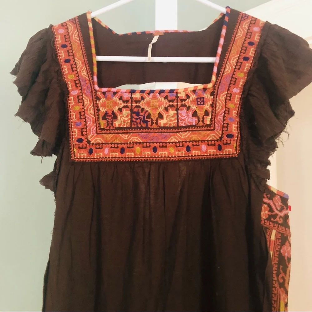 Free People Day Glow Mini in Bitter Oil Color GUC size XS